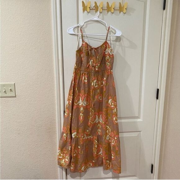 NWT Cleobella MIDI floral dress size small organic cotton - Picture 1 of 5